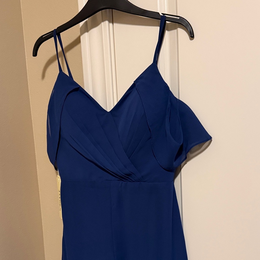 Lulu's Navy Blue Jumpsuit - Picture 2 of 8